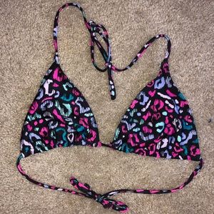 Leopard Bikini Top